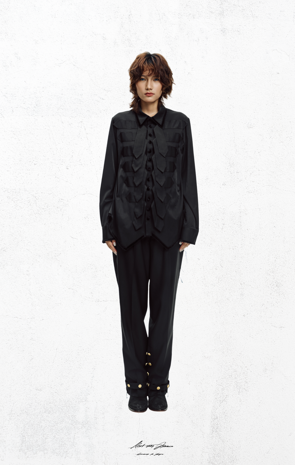 KidA in my Opinion 25AW | Ripped Ribs shirt