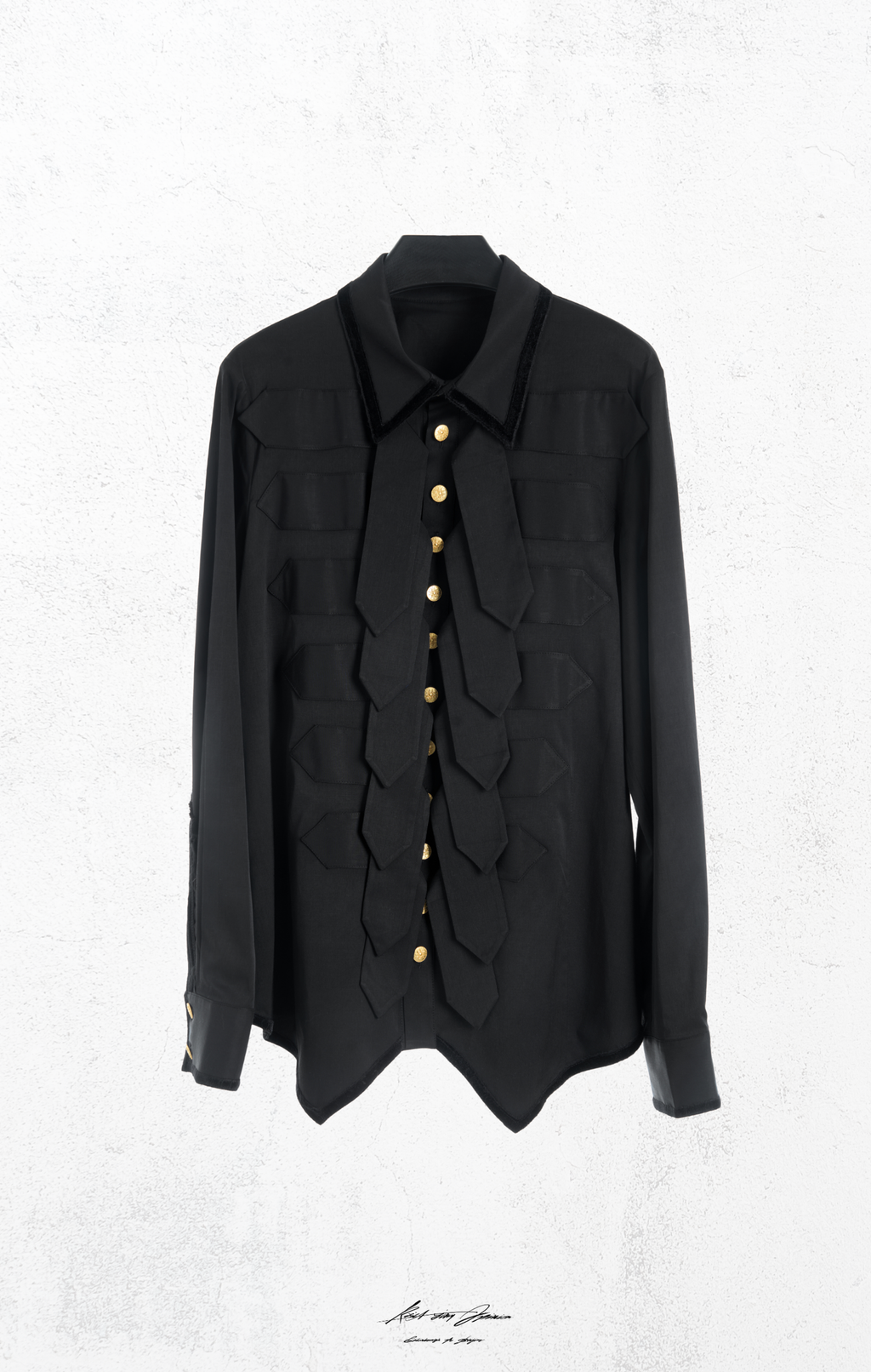 KidA in my Opinion 25AW | Ripped Ribs shirt