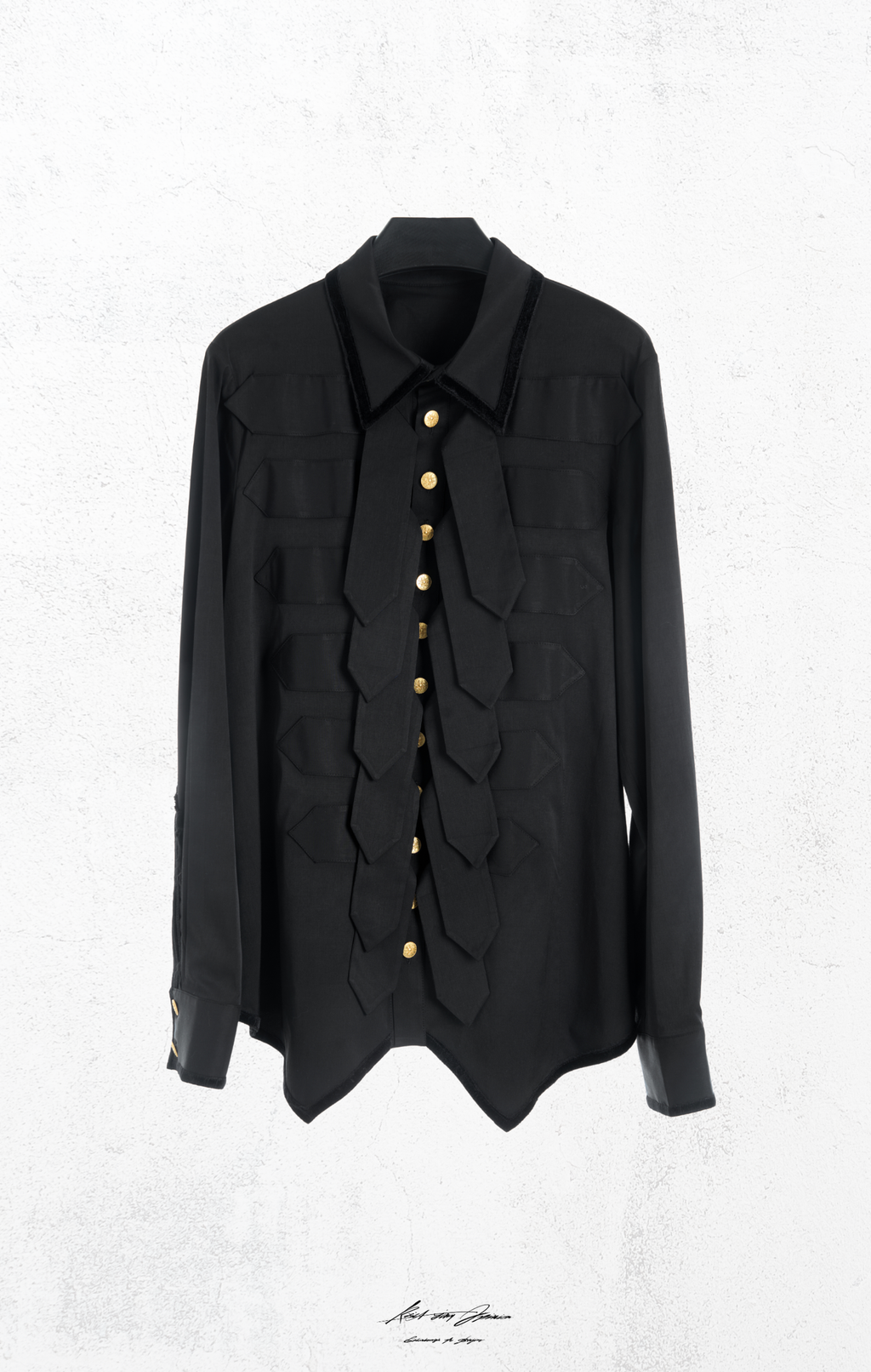 KidA in my Opinion 25AW | Ripped Ribs shirt