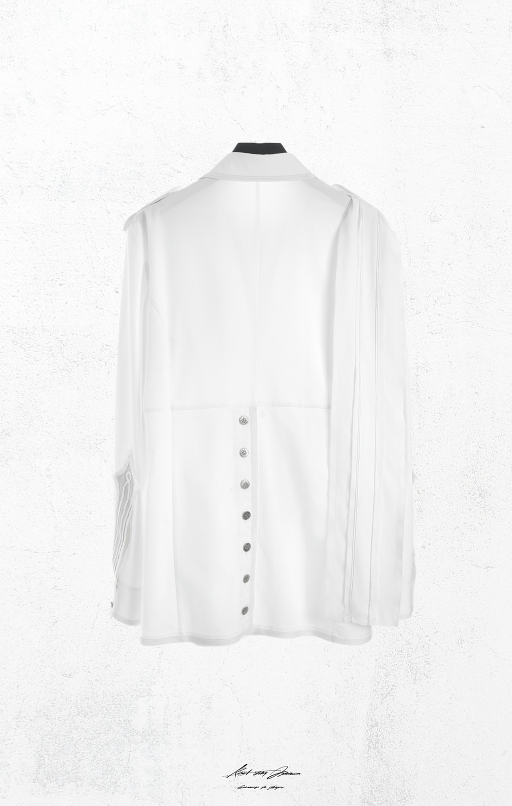 KidA in my Opinion 25AW | Ripped Ribbons shirt