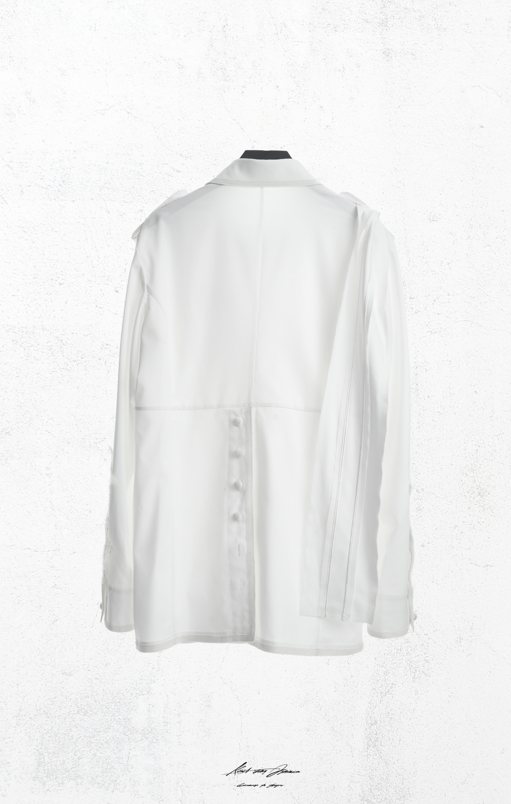 KidA in my Opinion 25AW | Ripped Ribbons shirt