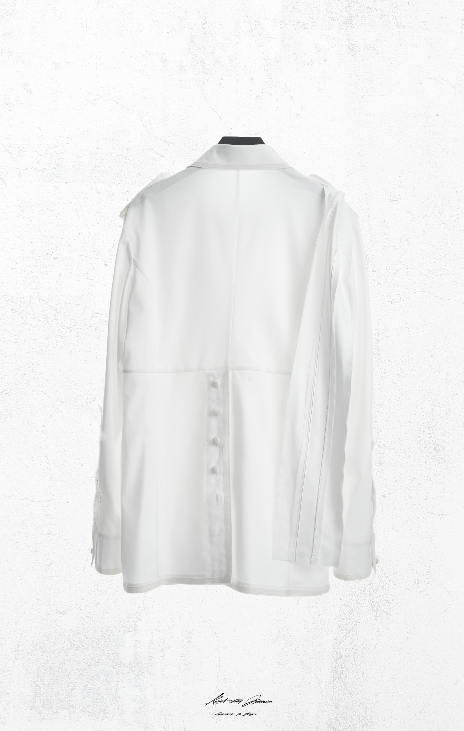 KidA in my Opinion 25AW | Ripped Ribbons shirt