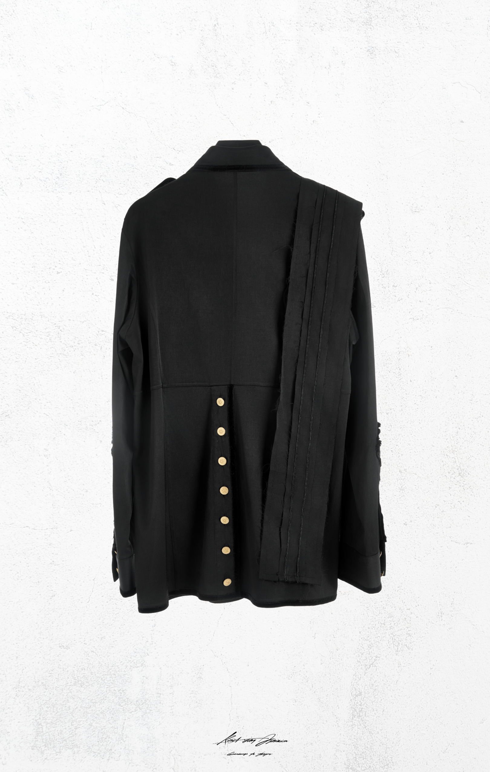 KidA in my Opinion 25AW | Ripped Ribbons shirt