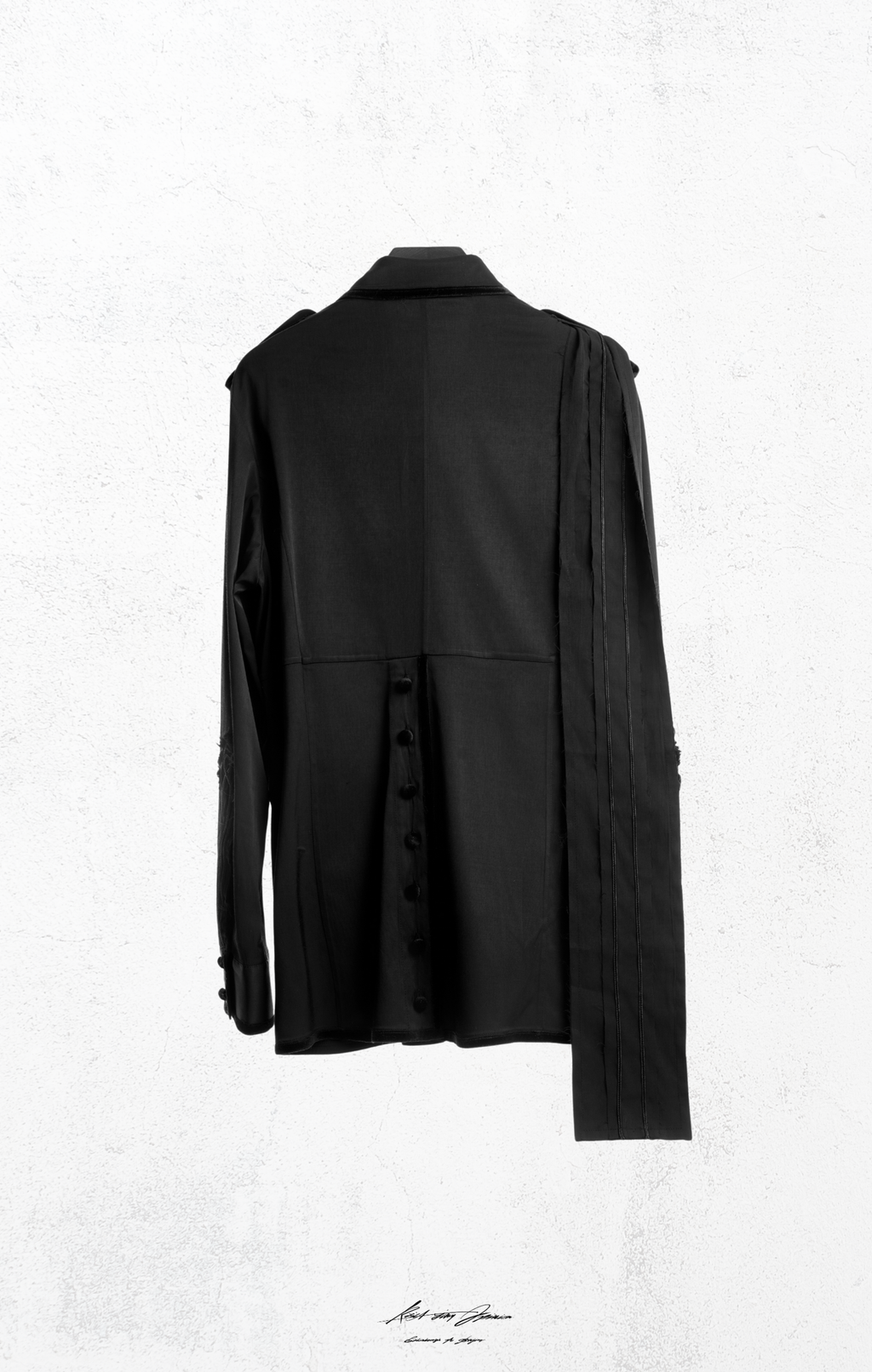 KidA in my Opinion 25AW | Ripped Ribbons shirt