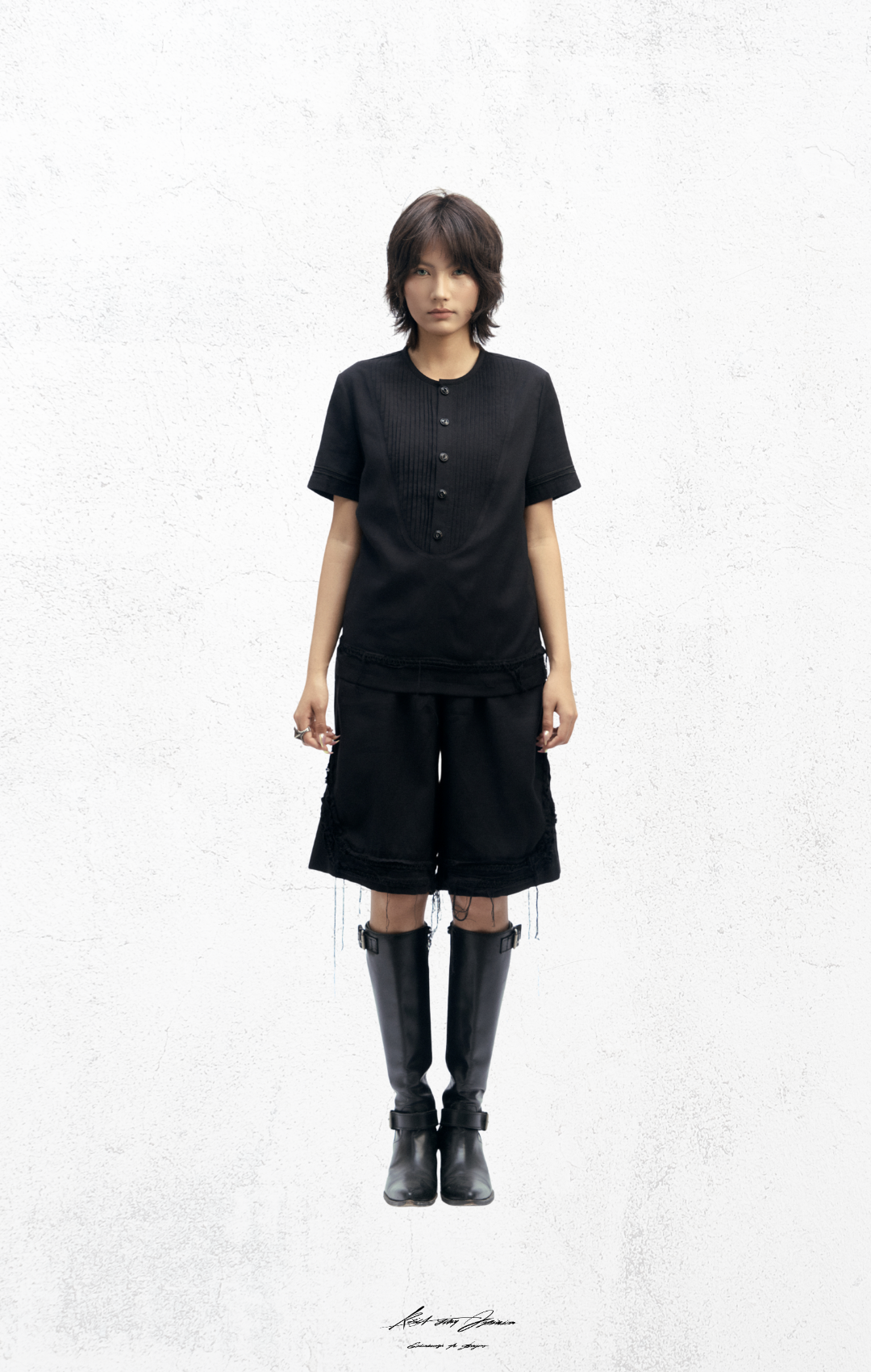 KidA in my Opinion 25ss | Pleated t Shirt