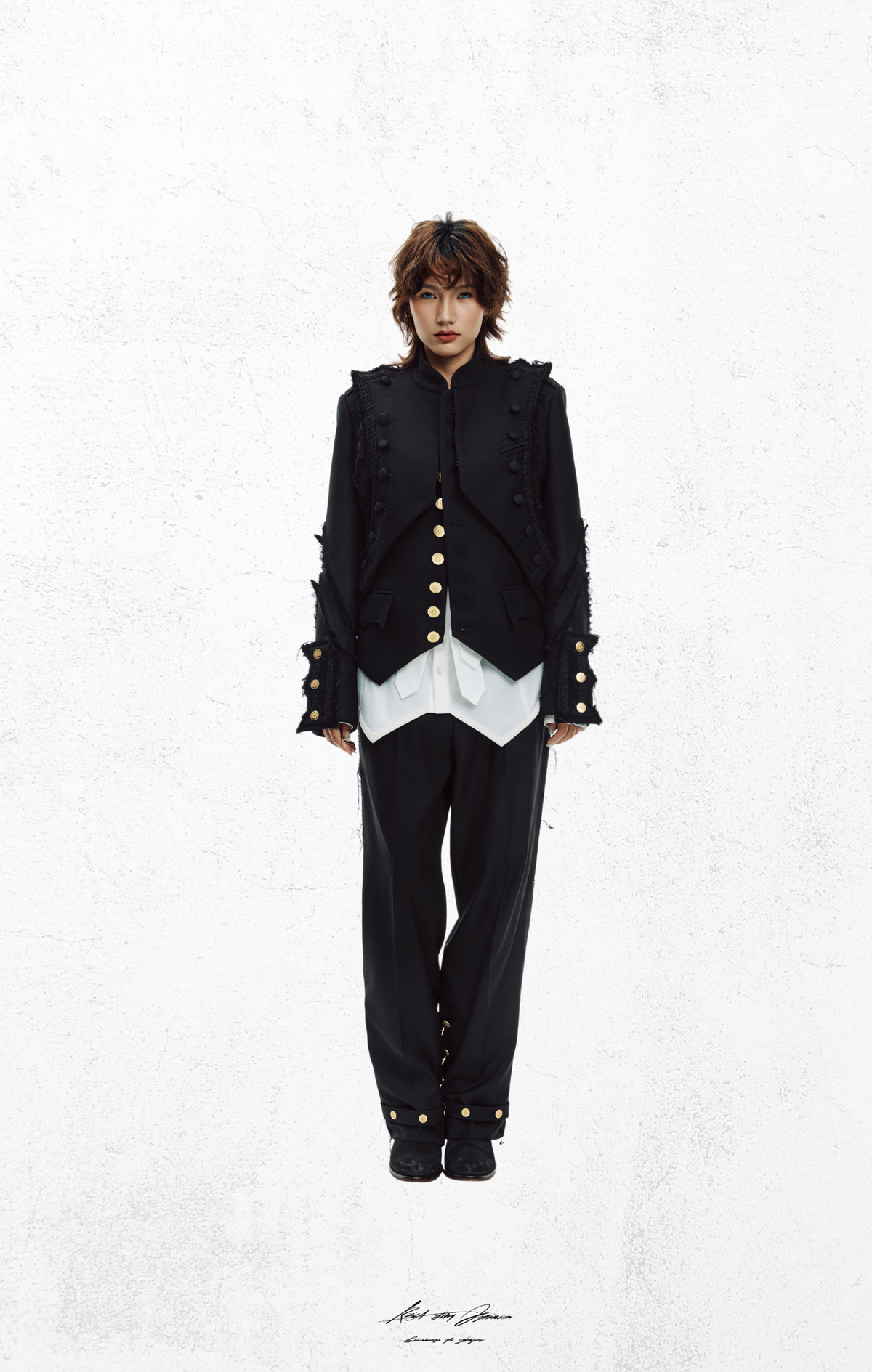 ジャケット・アウター Napoleon Jacket / Opium Archive Style KidA in my Opinion 25AW | Ripped Napoleon Jacket – KidA in My Opinion