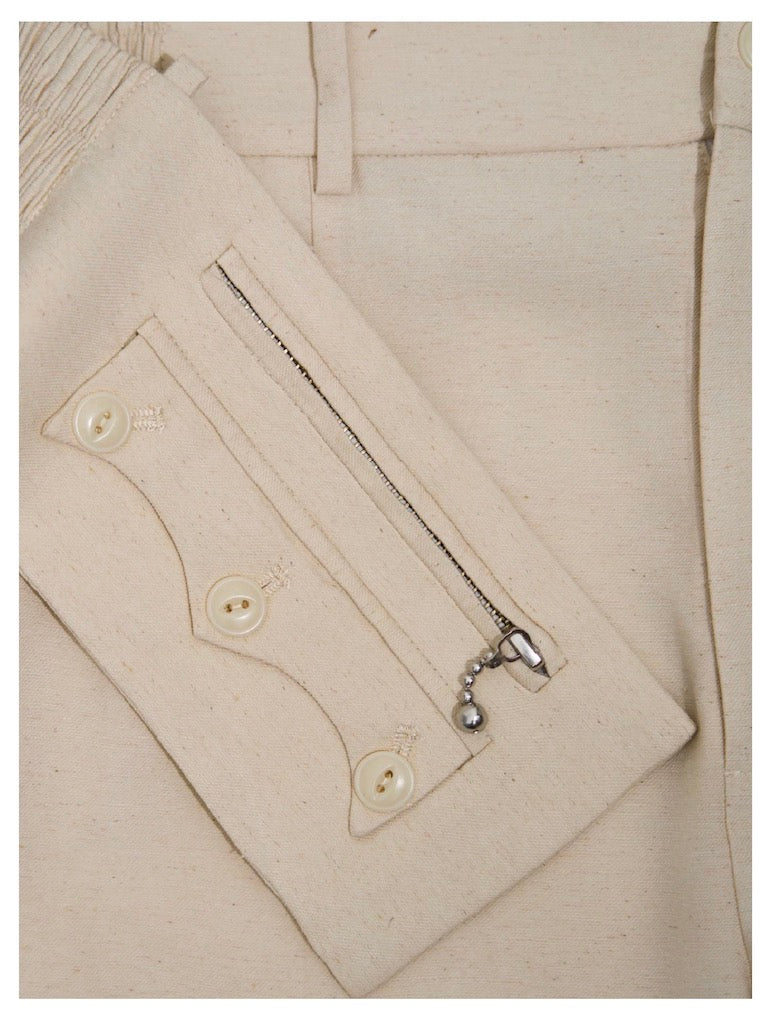 KidA in my Opinion 25ss | Damaged Frings Shorts Almond