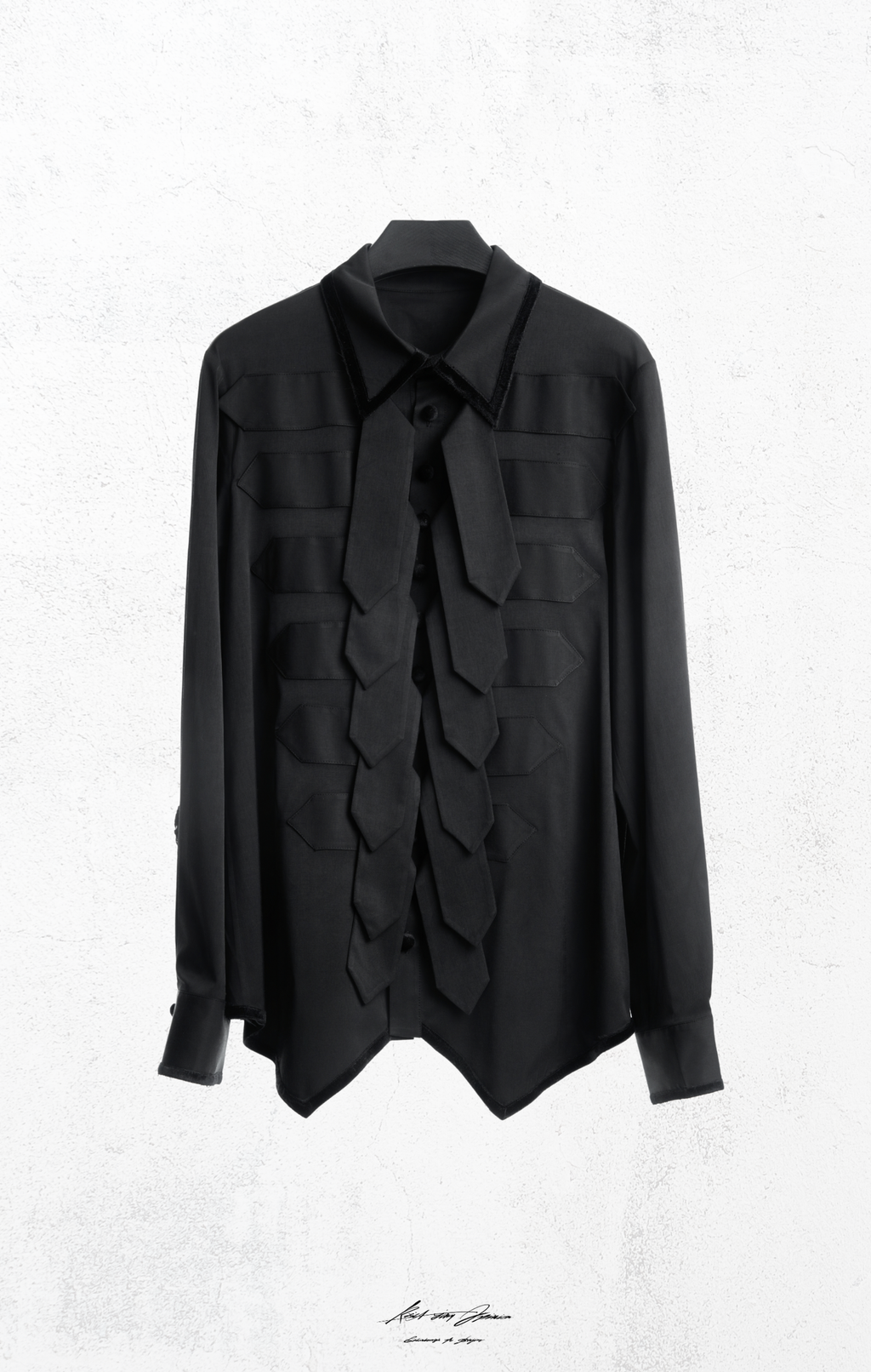 KidA in my Opinion 25AW | Ripped Ribs shirt